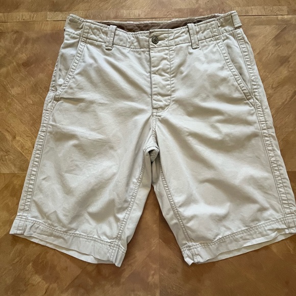 GAP Other - GAP Tan Heavyweight Flat Front Shorts – Size 36 (Adjustable Waist)